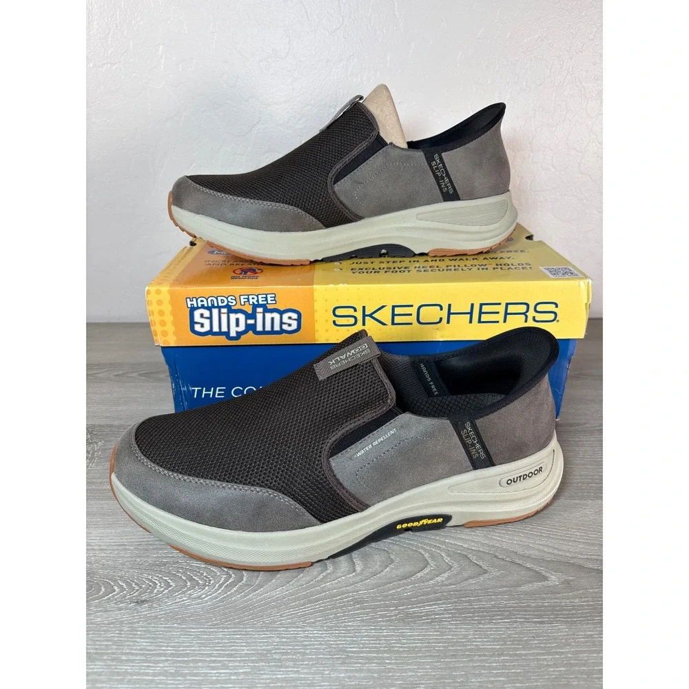 Skechers Go Walk Outdoor Andres‎ II  Model 216425  Brown Men's Size 12 NIB